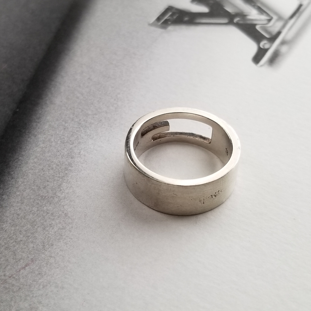 GUCCI Beautiful Vintage Sterling Silver Ring AG 925 - Picture 13 of 16
